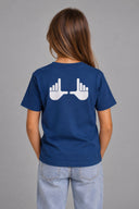 Massive Hands Blue Short Sleeve T-shirt