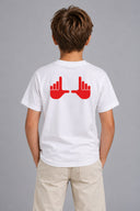 Massive Hands White Short Sleeve T-shirt
