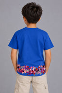 Dancing Hands Blue Short Sleeve T-shirt