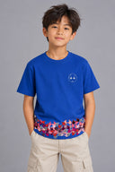 Dancing Hands Blue Short Sleeve T-shirt